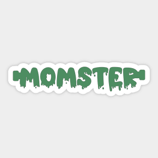 Monster Mom Halloween Print Sticker